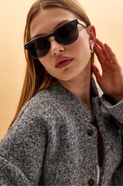 ModaLucci Duman Renk Trend Ünisex Güneş Gözlüğü