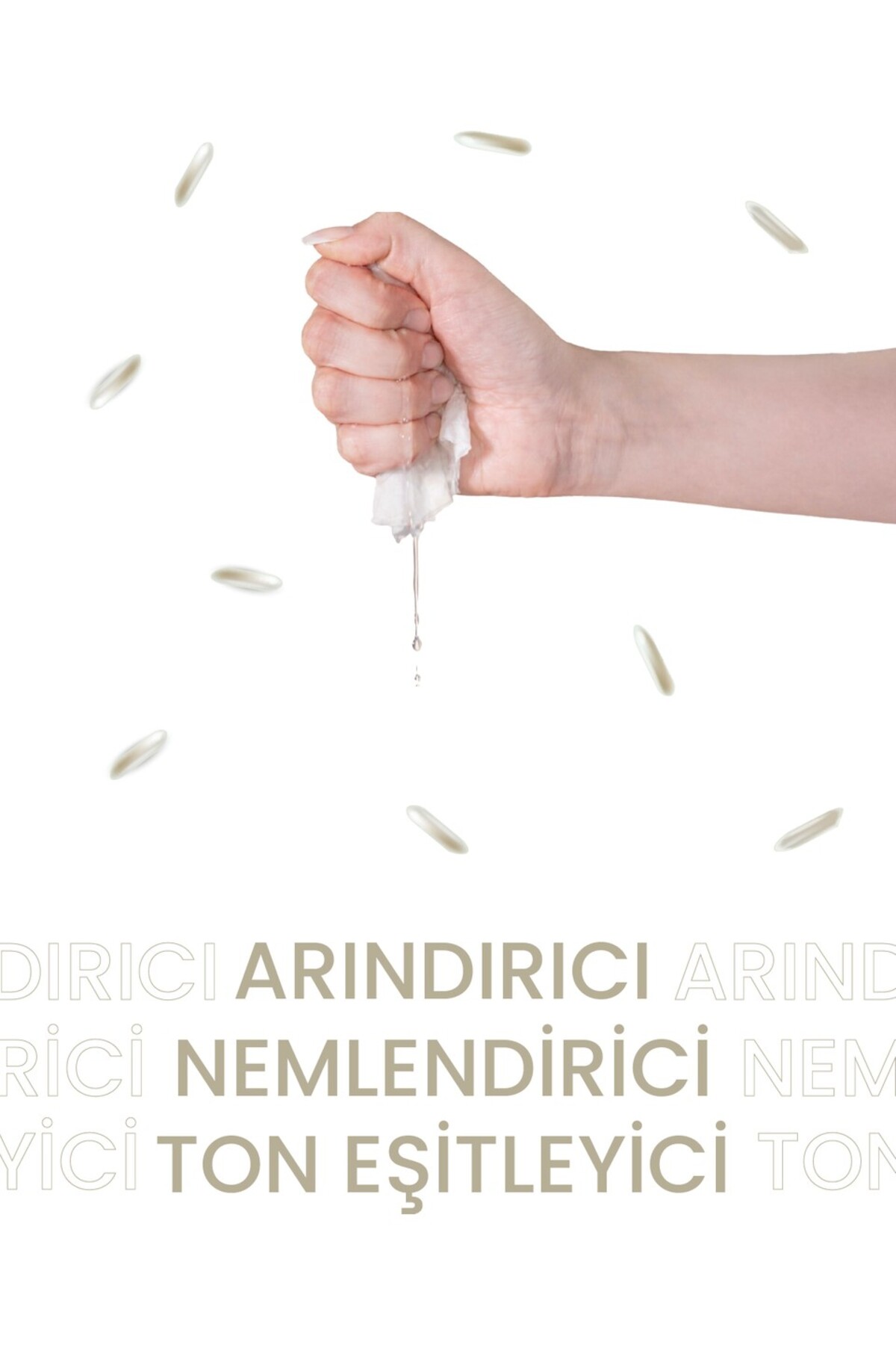 Dermal Arındırıcı, Nemlendirici Ve Ton Eşitleyici Pirinç Özlü Kollajen Maske 23 Gr 5 Adet - Görsel 2