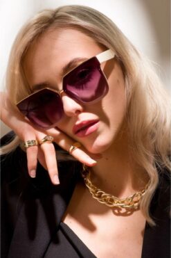 ModaLucci Yeni Sezon Bej Kadın Güneş Gözlüğü