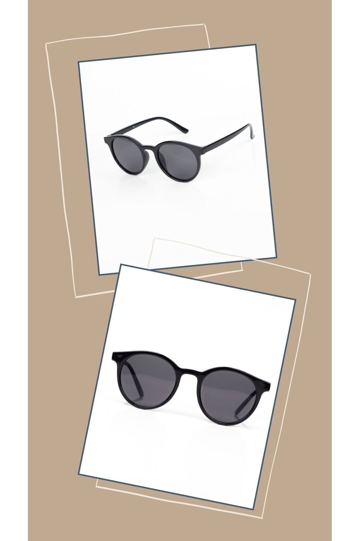 By Donetto Unısex 2'li Sevgili-çift Hediye Kombin Uv400 Korumalı Siyah-siyah Güneş Gözlüğü (LANSMAN Fİ?YATİ)