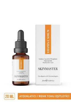 SkinMaster Vitamin C Serum Aydınlatıcı Renk Tonu Eşitleyici 20 Ml (sodium Ascorbyl Phosphate, Niacinamide, Ha)