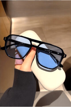BAPPİR Mavi Camlı Uv400 Korumalı Unisex Güneş Gözlüğü