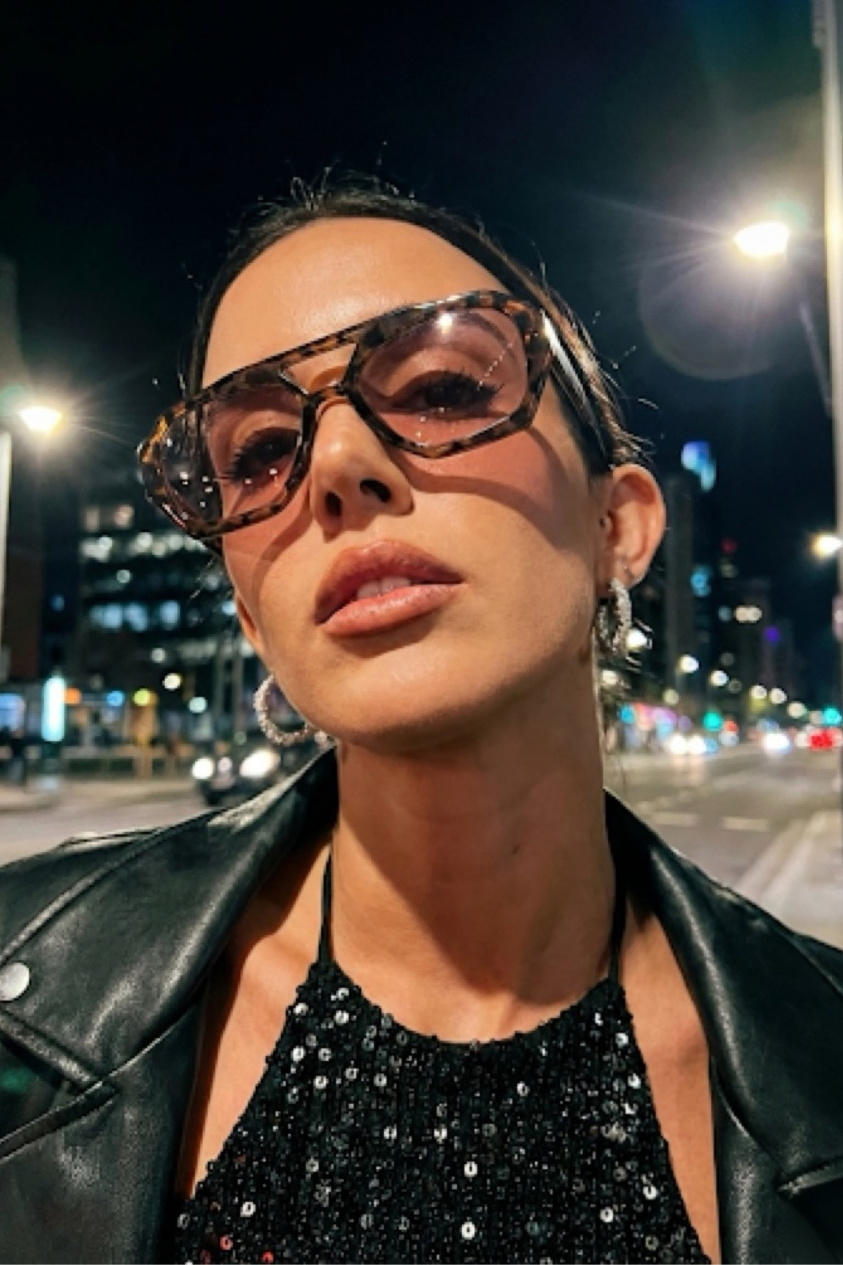 Eyesofia Wuhle Leopar Toz Pembe Unisex Güneş Gözlüğü - Görsel 3