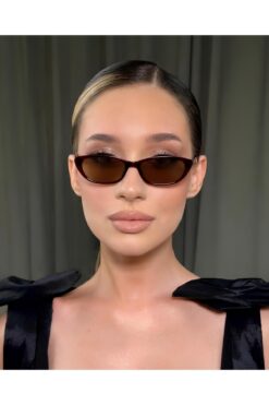 ZENIT Rusban kahverenkli cateye kadın güneş gözlüğü | Uv400 korumalı ve 50 ekartman