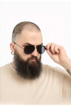 BAPPİR Polarize Yüksek Kalite Damla Aviator Black Polarize Güneş Gözlüğü Unisex