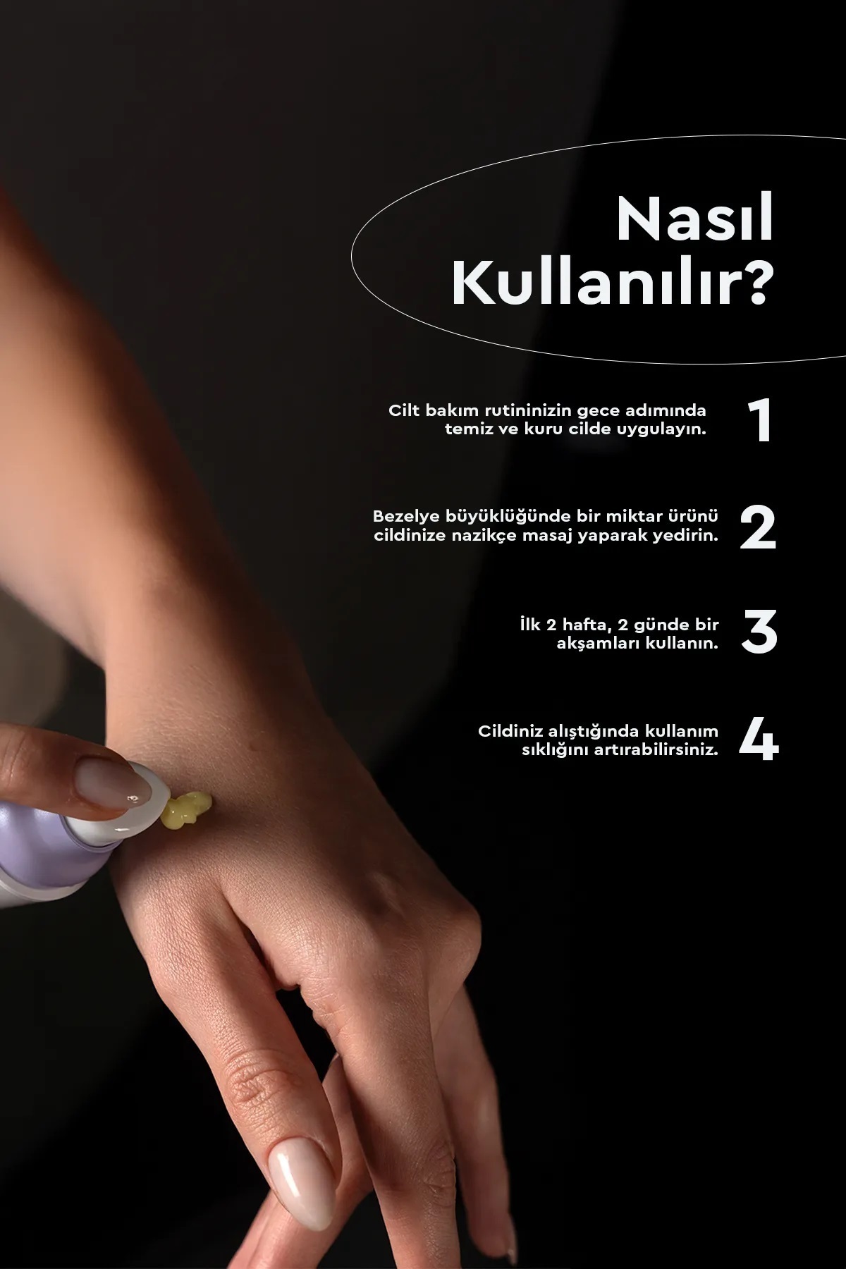 Bibimcos Retinal Ve Bakuchiol Destekli Yenileyici Gece Kremi 15g - Görsel 2