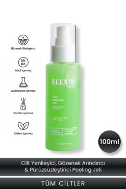 Elexir Eva Ölü Hücre Temizleyici & Gözenek Sıkılaştırıcı Aydınlatıcı Yüz Pelling jeli-100ML