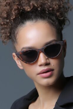 By Harmony Kadın Kahverengi Leopar Desenli Güneş Gözlüğü BH 18181