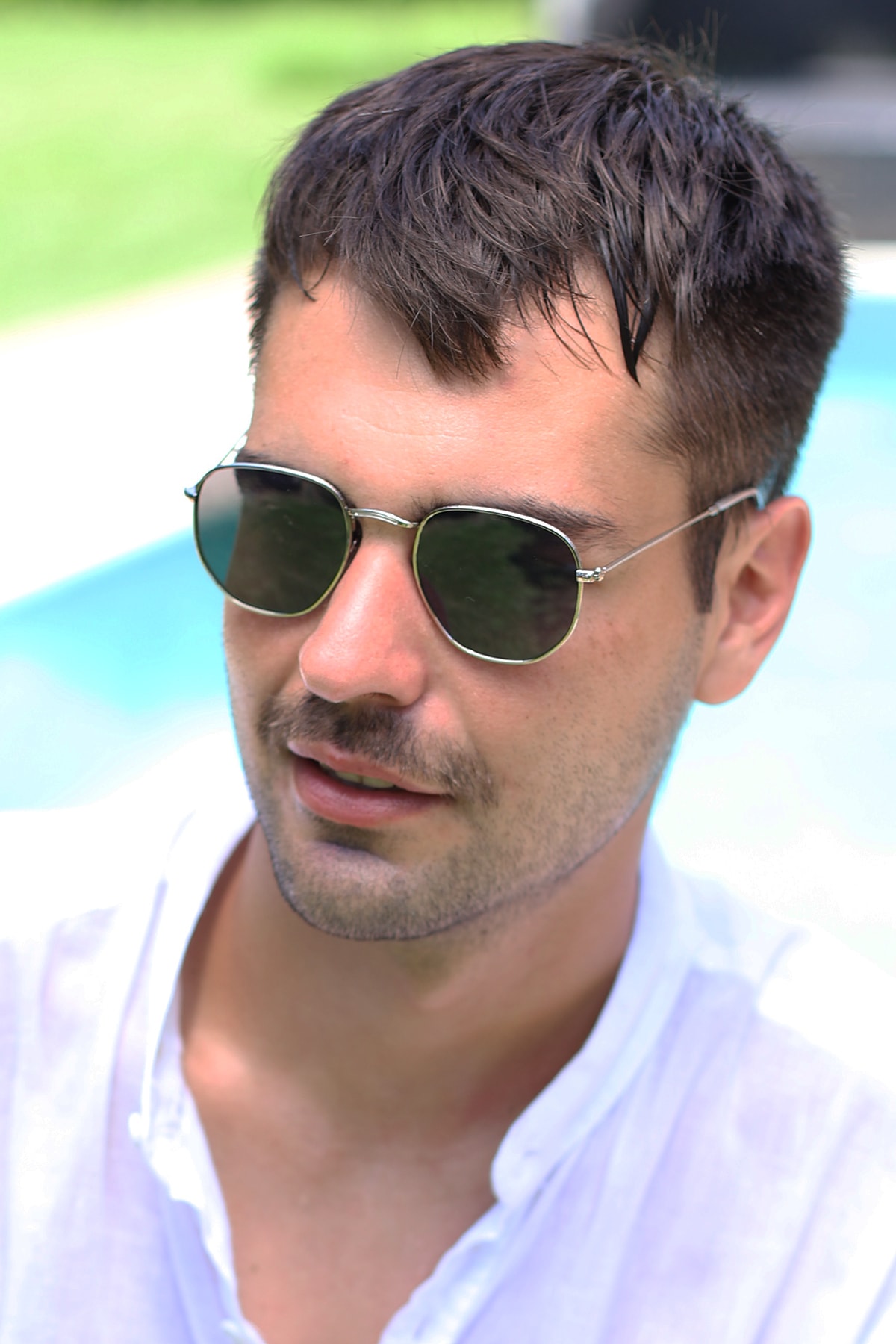 By Harmony Bh 3548 Gümüş Siyah Unisex Güneş Gözlüğü