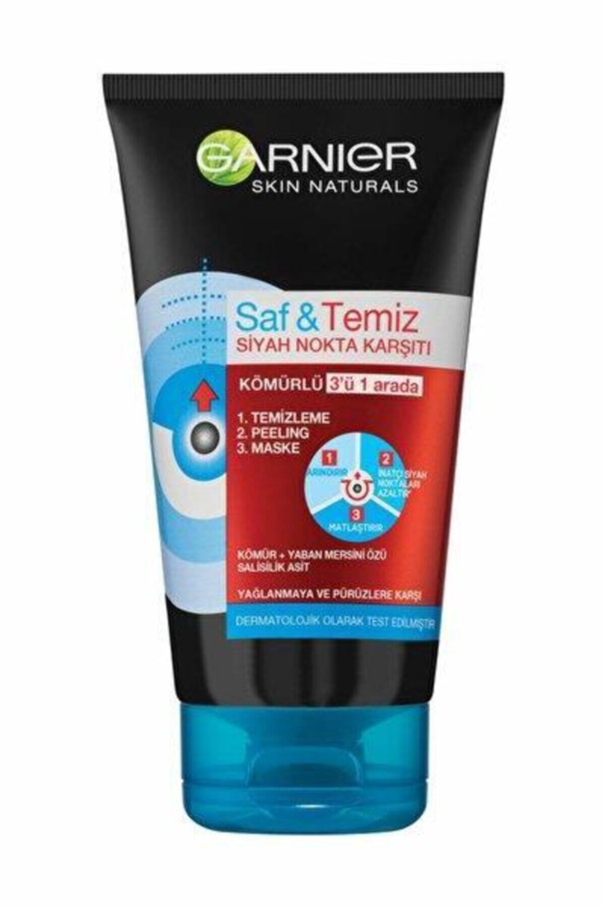 Garnier Garnıer 3'ü 1 Arada Kömürlü Temizleme+pe - Görsel 2
