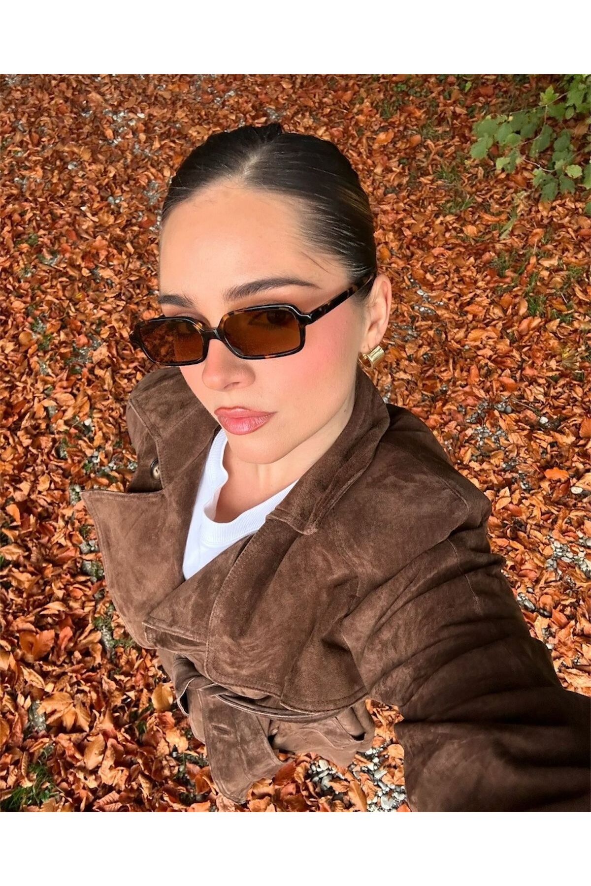 Goldmine Kadın Alya Güneş Gözlüğü UV400 Leopar Kahverengi - Görsel 2