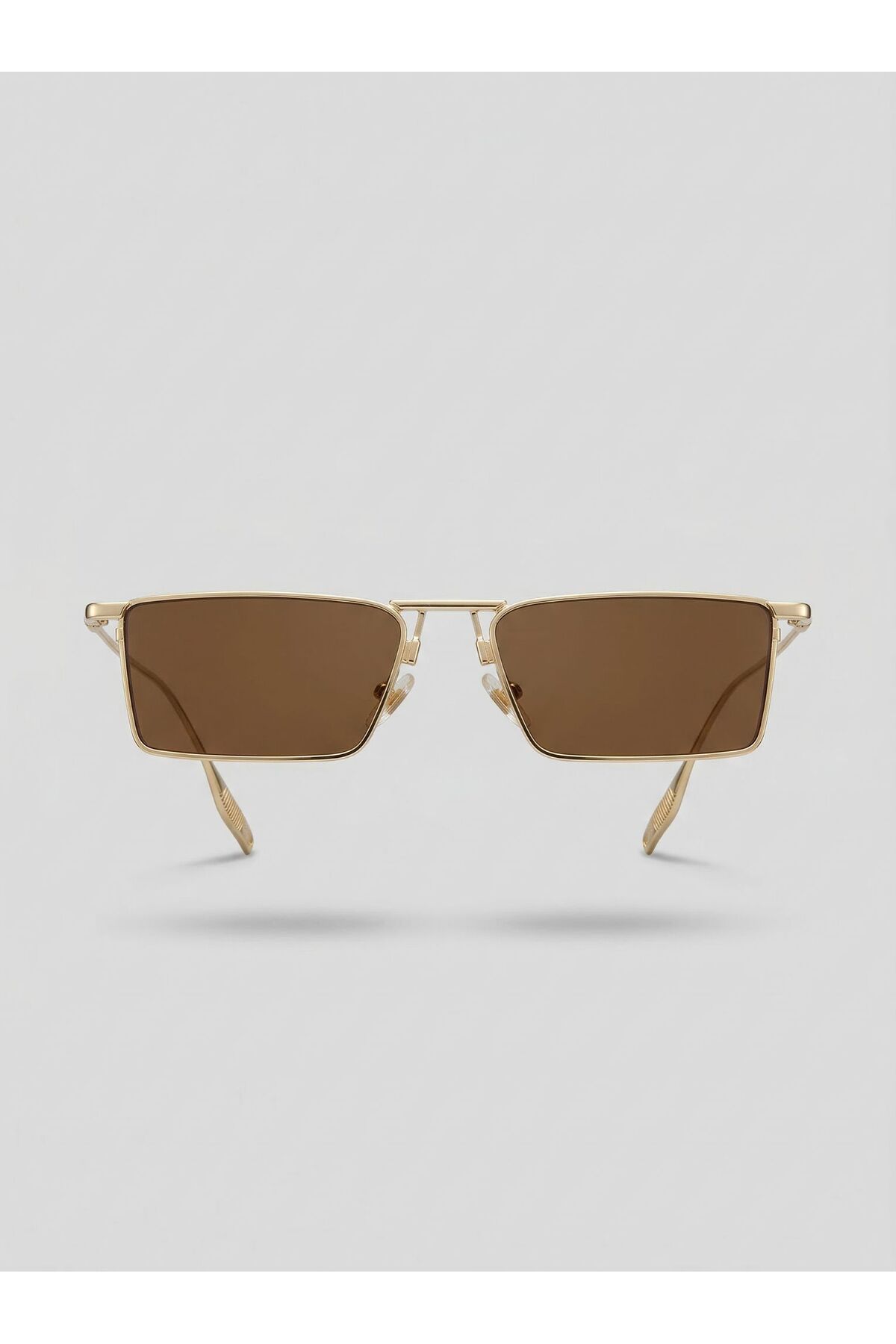 funeyes Lucien Dikdörtgen Metal Güneş Gözlüğü Unisex Trend Gözlük - Görsel 2