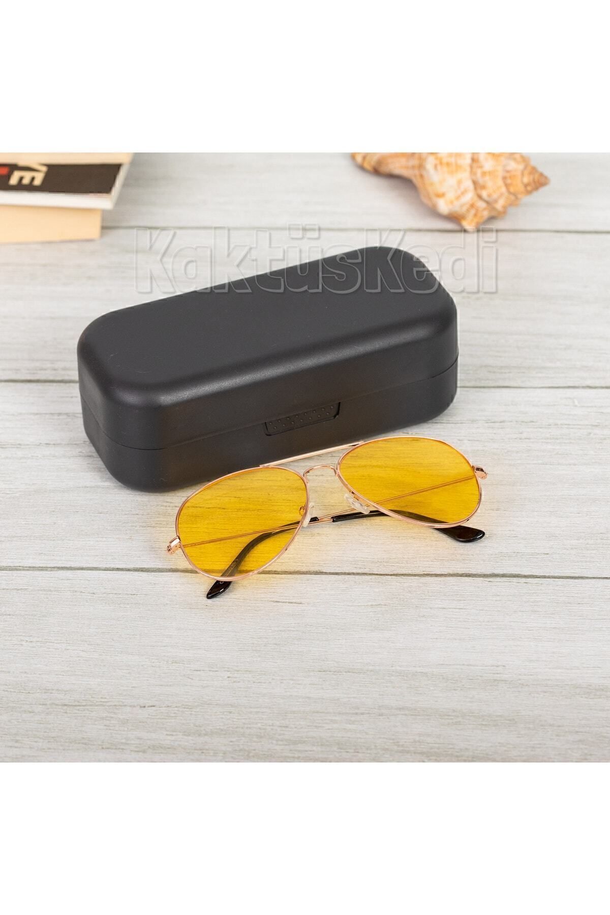 KaktüsKedi Metal Gece Görüş Gözlüğü | Sürüş ve Sis Gözlüğü - Görsel 2