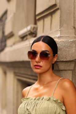 ModaLucci Kahverengi Güneş Gözlügü