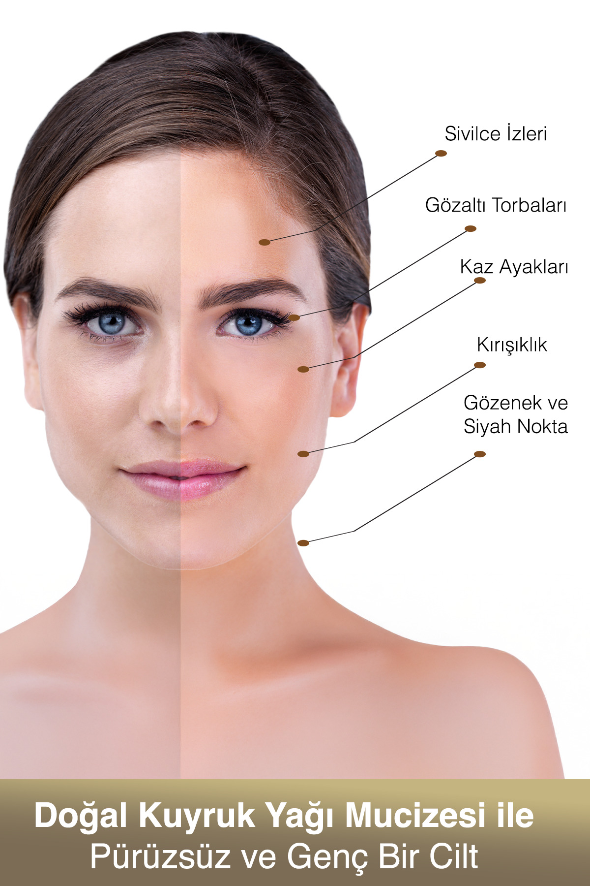 GLEAVES 2li Yüz Kuyruk Yağı ve Bal Özlü Yaşlanma Karşıtı Doğal Nemlendirici Yüz Bakım Kremi (2X100=200ML) - Görsel 3