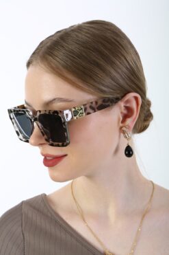 ModaLand Evony Zebra Kare Kadın Güneş Gözlüğü