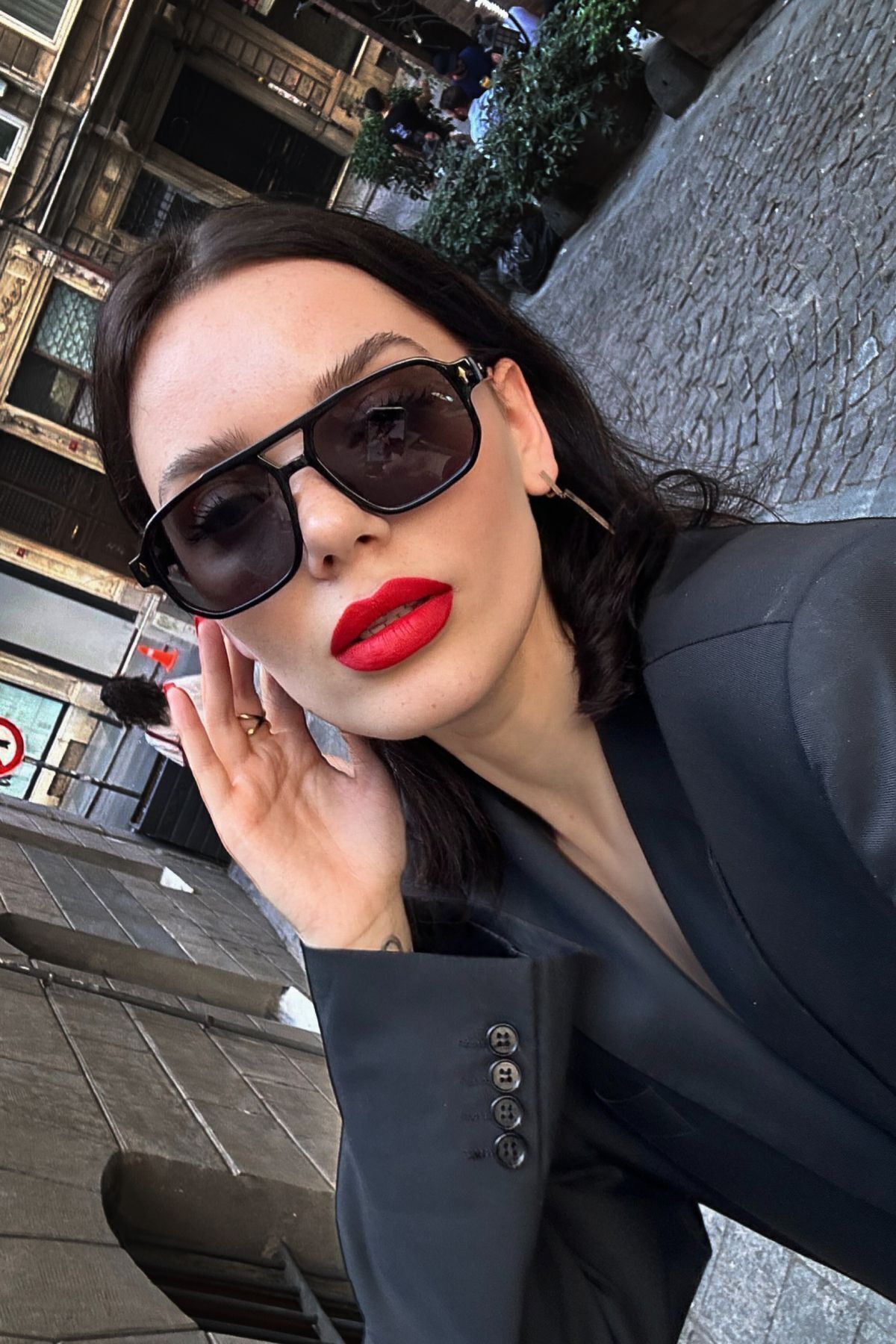 REN EYEWEAR SHANE SİYAH KLASİK PİLOT MODEL ÇERÇEVELİ GÜNEŞ GÖZLÜĞÜ UNİSEX - Görsel 2