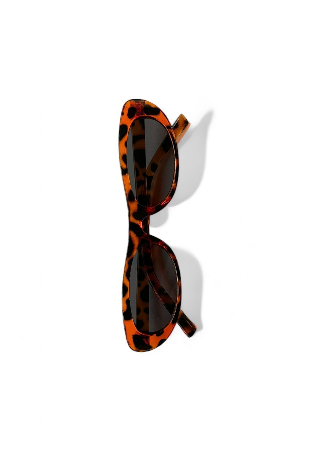 REN EYEWEAR Laurent Slim Tasarım Ince Leopar Siyah Güneş Gözlüğü Popüler REN EYEWEAR - Görsel 2