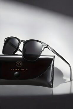 Eyesofia Saint Unisex Siyah Güneş Gözlüğü