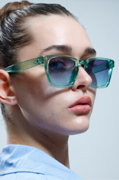 MOONMEE OPLAS GÜNEŞ GÖZLÜĞÜ - Unisex Güneş Gözlüğü Yeşil UV400 Korumalı