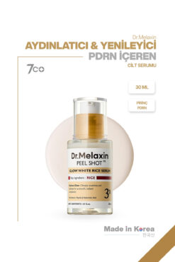 Dr.Melaxin Pirinç ve PDRN İçerikli Pürüzsüzleştirici Cam Cilt Etkili Serum 30 ml