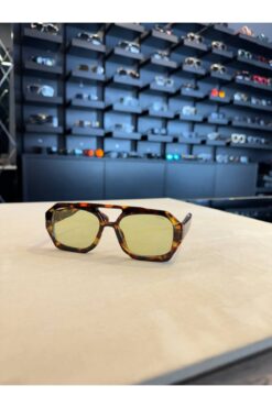 Bubbleatelier Yesil cam polarize vehla güneş gözlüğü