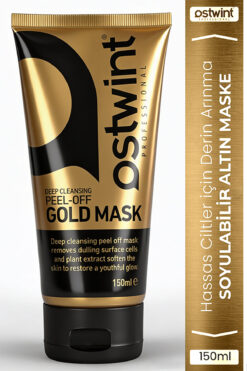 Ostwint Professional Peeling Gel, Soyulabilir Altın Maske 150ml Aydınlatıcı, Canlandırıcı, Pürüzsüzleştirici