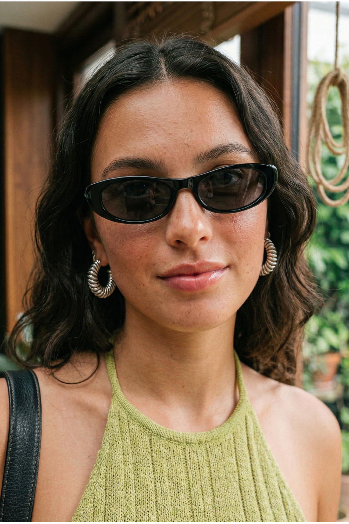 Houseofeyeris ASTER SİYAH ÇERÇEVE Geometrik GÜNEŞ GÖZLÜĞÜ – Siyah Lens Unisex Minimal Tasarım – UV400