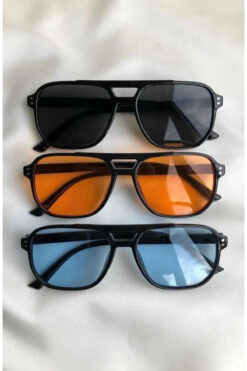 PROTCO Yeni Sezon Renkli Camlı Unisex 3'lü Güneş Gözlüğü Seti