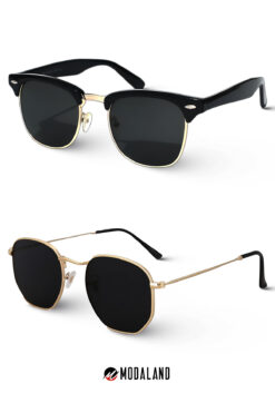 ModaLand CLP BEŞGEN  2'Li Siyah  Gözlük Seti Yeni Lüks Süper Fırsat
