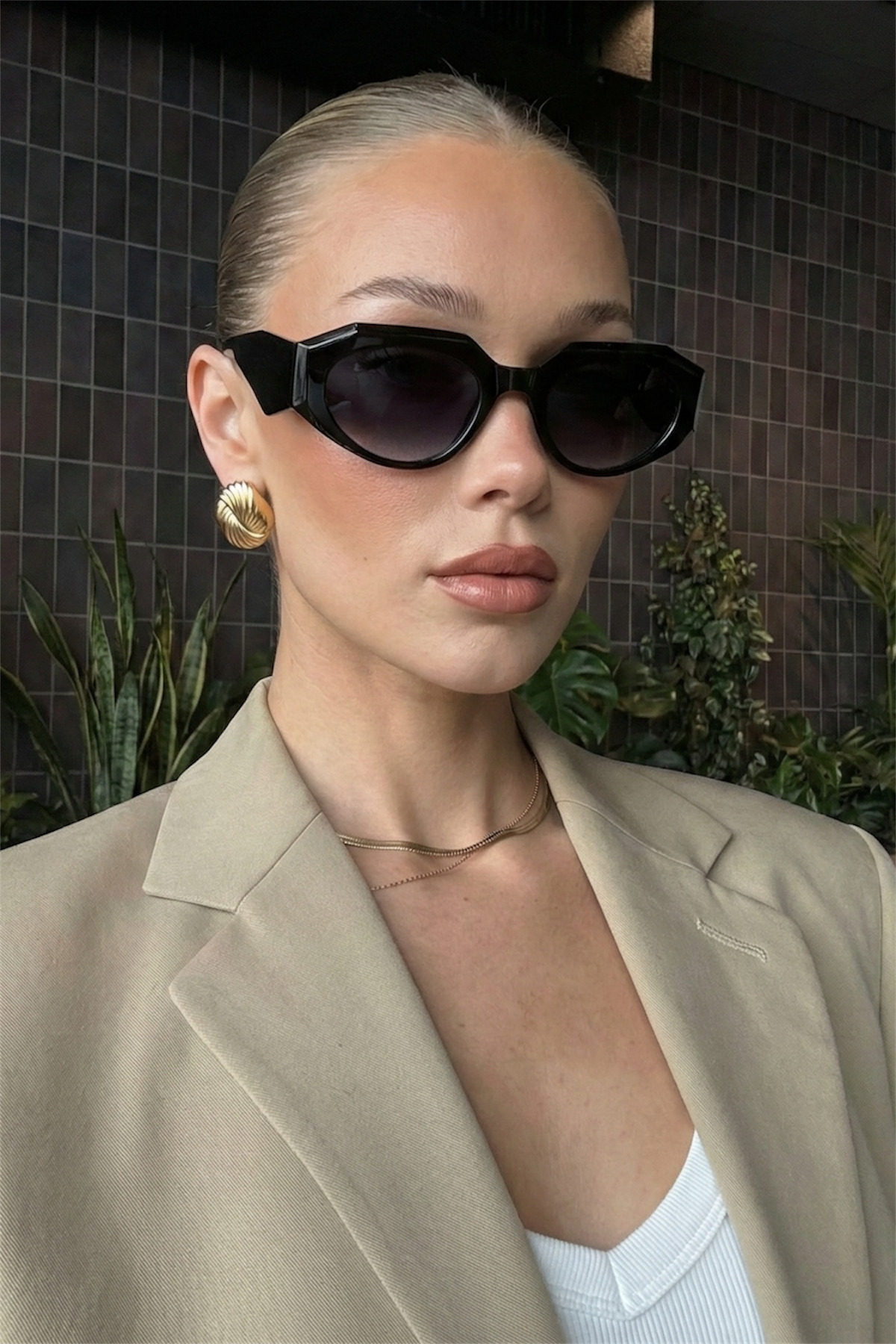 Eyesofia Ziggs Unisex Siyah Ultra Hafif Uv400 Filtreli Güneş Gözlüğü