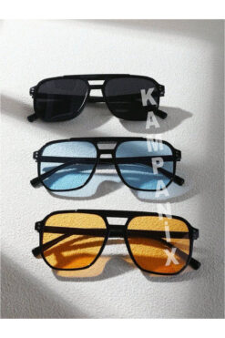 KAMPANİX ERCİO Yeni Sezon Unisex Güneş Gözlüğü TREND  3 Lü Fırsat