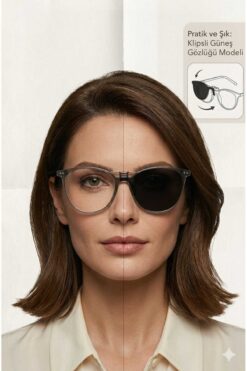 Glare New27 Klipsli ve Güneş gözlüğü Mavi ışık korumalı