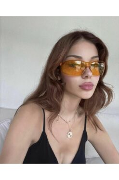 MACERATİ Milenyum Y2k Unisex Tasarım Güneş Gözlüğü