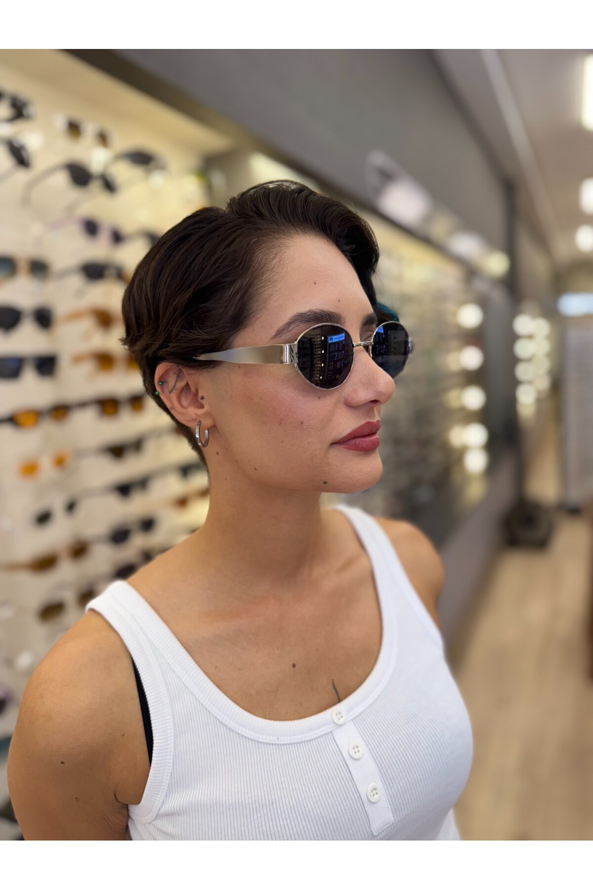 Olivier Philippe Lenty Sılver/Black 55 Polarize Güneş Gözlüğü - Görsel 2