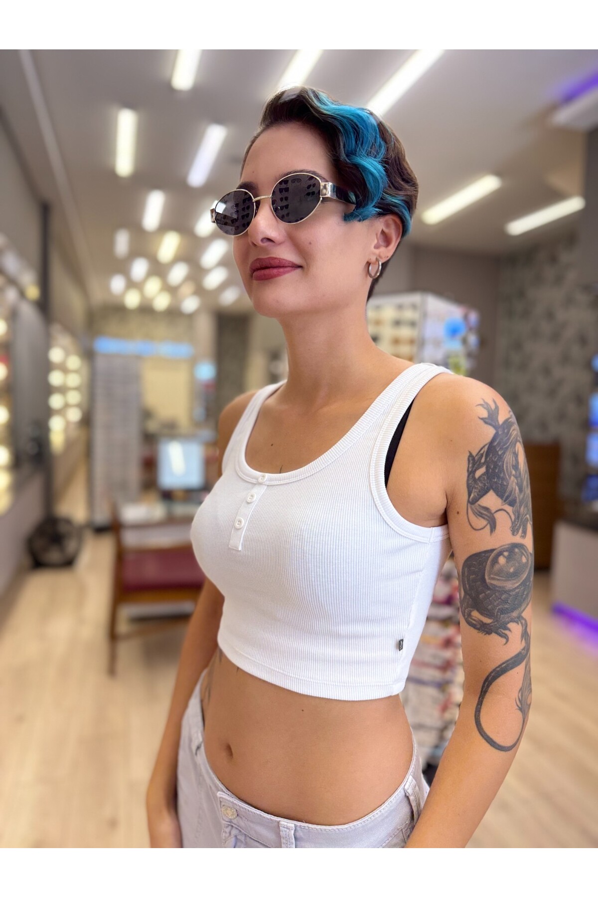 Olivier Philippe Lenty Sılver/Black 55 Polarize Güneş Gözlüğü - Görsel 3