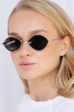 Bilge Karga Narin Silver Black Güneş Gözlüğü