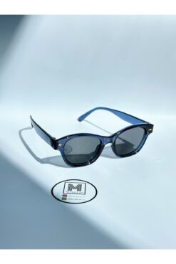 MOONMEE MESİN - Unisex Güneş Gözlüğü Mavi / Siyah UV400 Korumalı