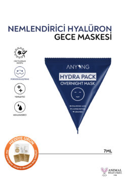 Anyong Nemlendirici Hyaluron Gece Maskesi – Seramid ve Bakır Peptit ile Yoğun Nem 7 ml