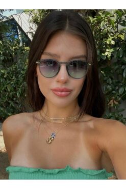 LOOKUP GÜNEŞ GÖZLÜĞÜ UV400 KORUMALI UNİSEX YENİ SEZON VİNTAGE KILIF VE SİLME BEZİ HEDİYELİ POLİCARBON CAM