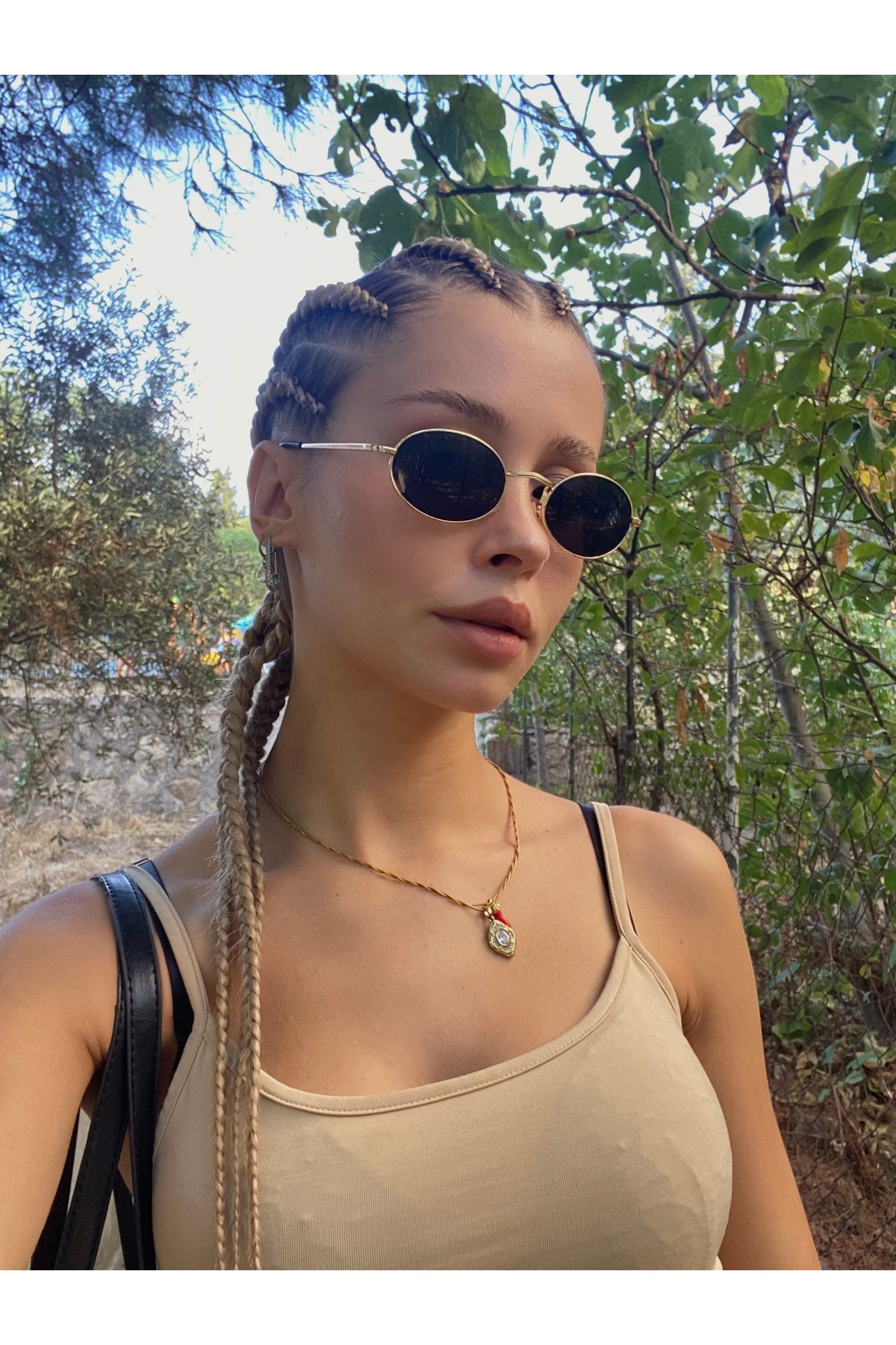 LOOKUP Güneş Gözlüğü Unisex UV400 korumalı Popüler İthal Model Kılıf Ve Bez Hediyeli Yeni Sezon Gözlük - Görsel 2