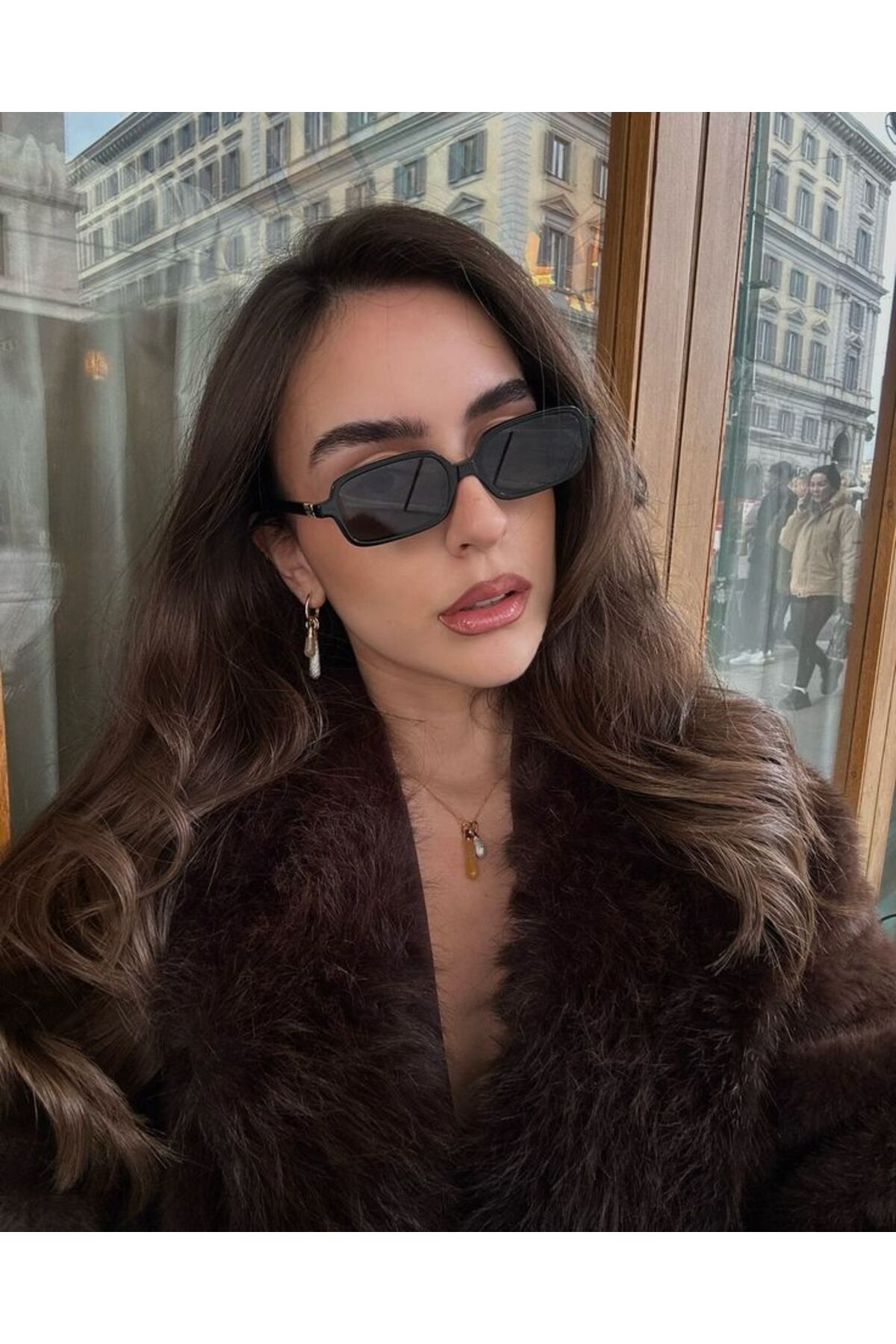 LOOKUP Güneş Gözlüğü Unisex UV400 korumalı Popüler İthal Model Kılıf Ve Bez Hediyeli Yeni Sezon Gözlük - Görsel 2