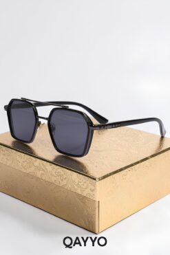 QAYYO Accessories Güneş Gözlüğü Siyah Kadın & Erkek Uv400 Cam
