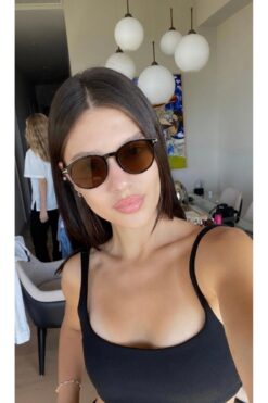 LOOKUP GÜNEŞ GÖZLÜĞÜ UV400 KORUMALI UNİSEX YENİ SEZON VİNTAGE KILIF VE SİLME BEZİ HEDİYELİ POLİCARBON CAM