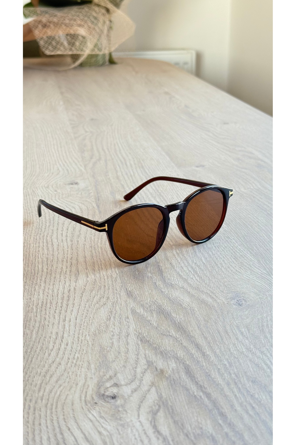 LOOKUP GÜNEŞ GÖZLÜĞÜ UV400 KORUMALI UNİSEX YENİ SEZON VİNTAGE KILIF VE SİLME BEZİ HEDİYELİ POLİCARBON CAM - Görsel 2