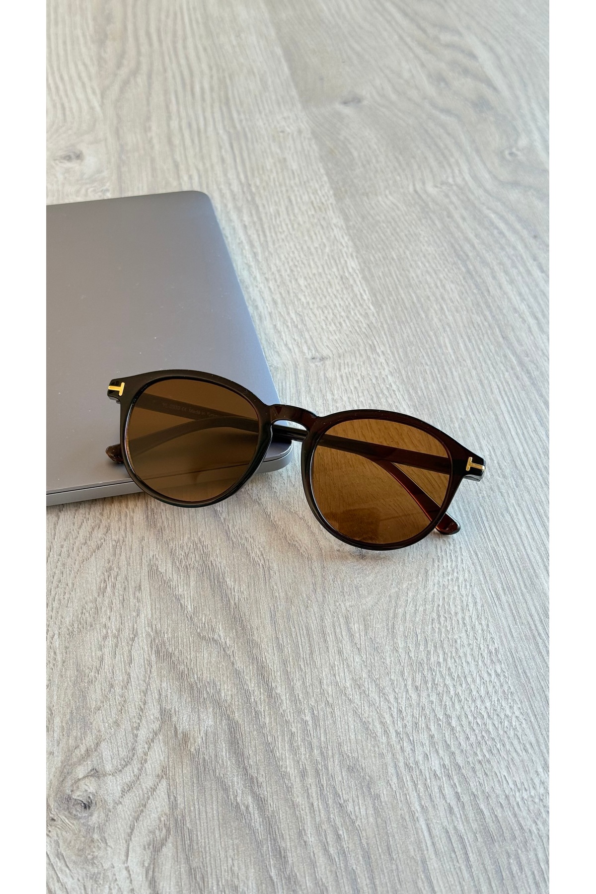 LOOKUP GÜNEŞ GÖZLÜĞÜ UV400 KORUMALI UNİSEX YENİ SEZON VİNTAGE KILIF VE SİLME BEZİ HEDİYELİ POLİCARBON CAM - Görsel 3