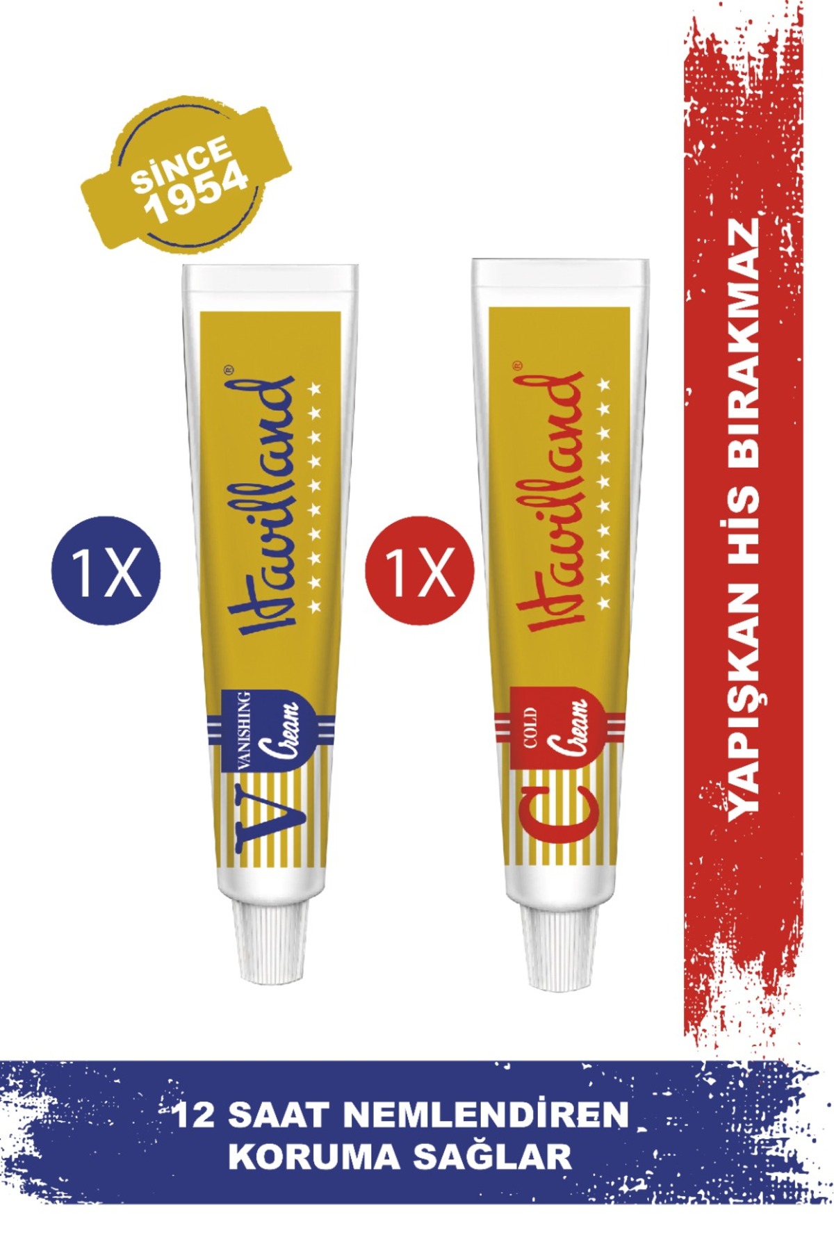 Havilland Hassas ve Yağlı Ciltlere Özel Yağlı ve Yağsız Krem 40ml x 2 80ml