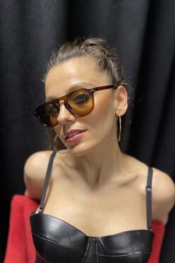 By Harmony Bh Ex677 Kahverengi Unisex Güneş Gözlüğü