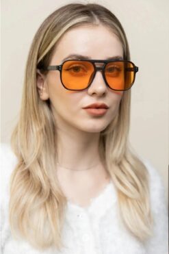 Nilu Moda Yeni Sezon Unisex Güneş Gözlüğü Orange