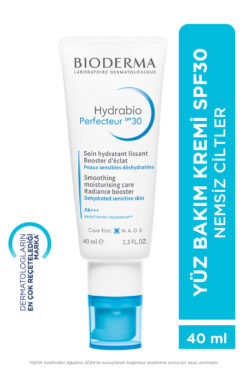 Bioderma Hydrabio Perfecteur Işıltı Veren Nemlendirici SPF30 Güneş Koruyuculu Yüz Kremi Niasinamid 40 ml